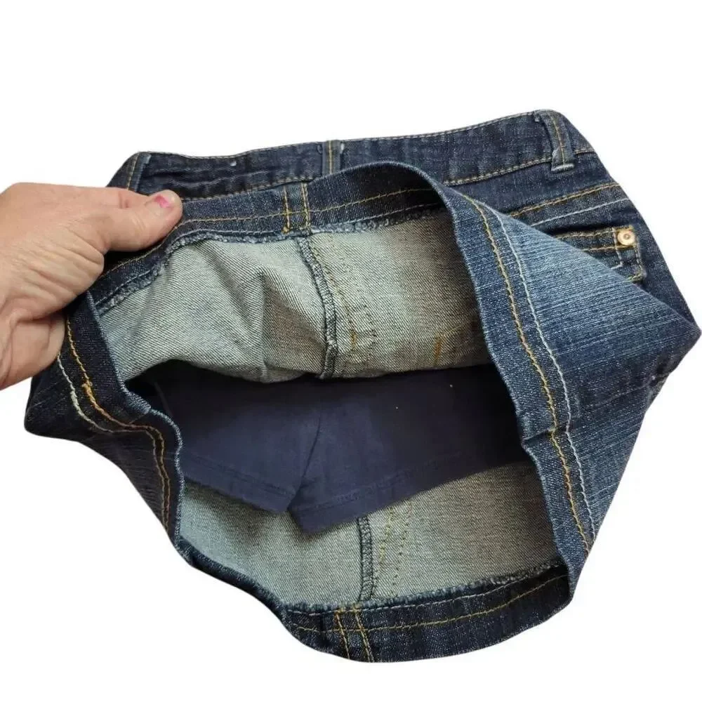 Justice denim skort 8R